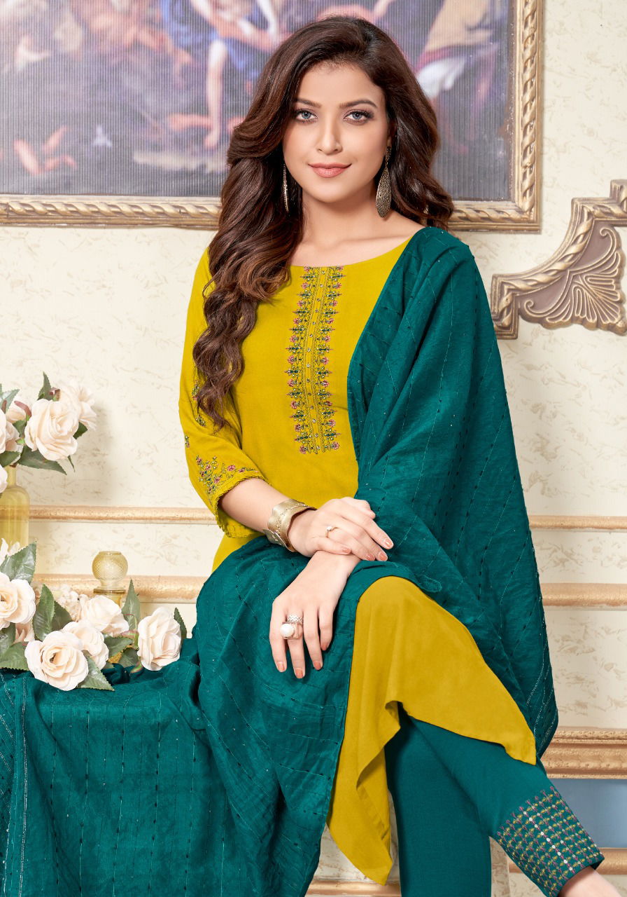 Koodee Mayra 2 Fancy Festive Wear Kurti With Bottom And Dupatta Latest Collection